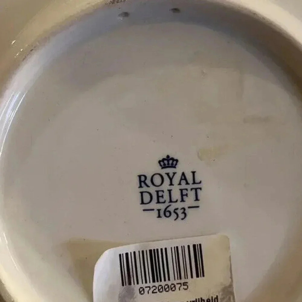 Royal Delft Blue & White 8” Plate 75th Anniversary Netherlands Liberation WWII - Picture 3 of 5